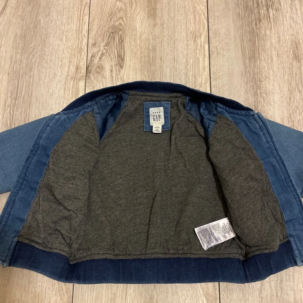 Gap 6-12 Months Denim Zip Up Jacket